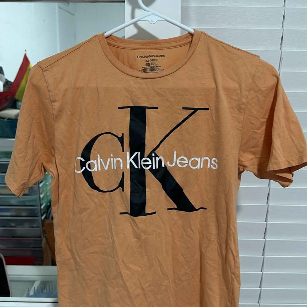 Calvin Klein Orange T shirt